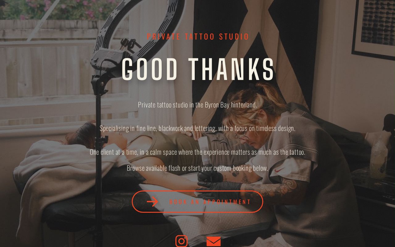 Good Thanks Tattoo | Byron Bay Tattoo Artist